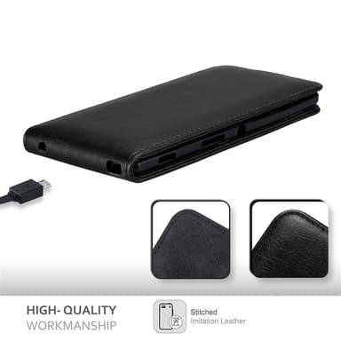 Sony Xperia T3 Pungetui Flip Cover (Sort)