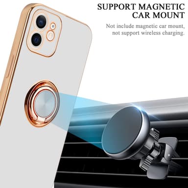 iPhone 12 MINI Cover Etui Case (Hvid)