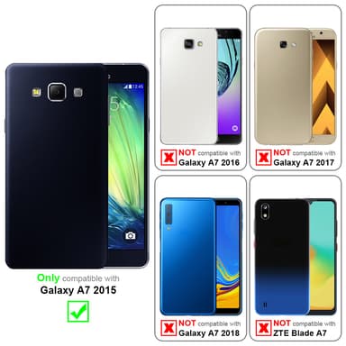 Samsung Galaxy A7 2015 Cover Etui Case (Lyserød)