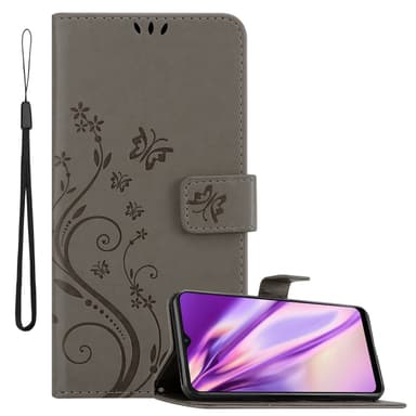 Oppo A16s / A54s Pungetui Cover Case (Grå)