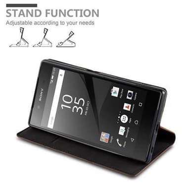 Sony Xperia Z5 Cover Etui Case (Brun)