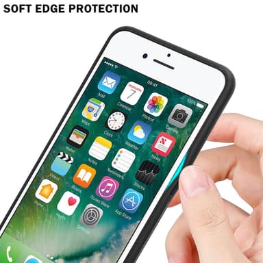 Cover iPhone 7 / 7S / 8 / SE 2020 Etui Case (Sort)