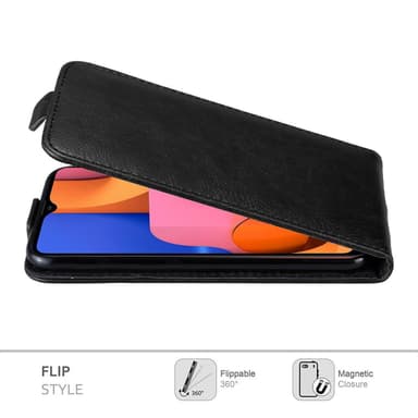 Samsung Galaxy A20s Pungetui Flip Cover (Sort)