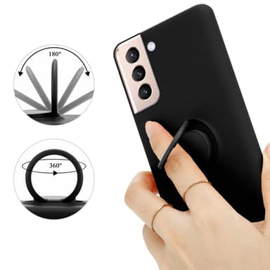 Samsung Galaxy S24 PLUS Cover Etui Case (Sort)