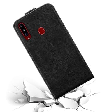 Samsung Galaxy A20s Pungetui Flip Cover (Sort)
