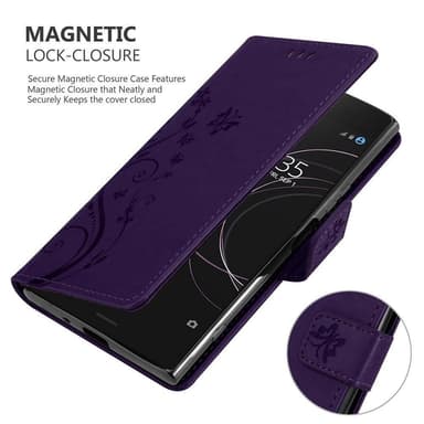 Sony Xperia XZ1 Pungetui Cover Case (Lilla)