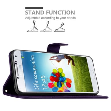 Samsung Galaxy S4 Pungetui Cover Case (Lilla)