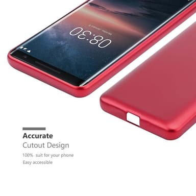 Nokia 8 Sirocco Cover Etui Case (Rød)