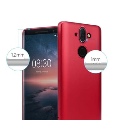 Nokia 8 Sirocco Cover Etui Case (Rød)