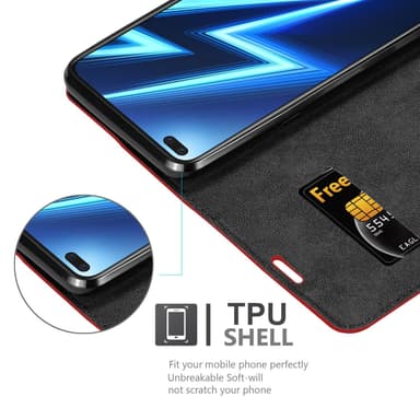 Realme 6 PRO Cover Etui Case (Rød)