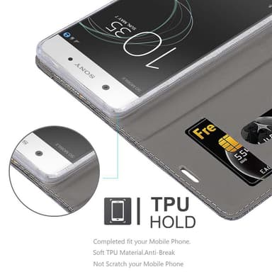 Sony Xperia XA1 Pungetui Cover Case (Grå)