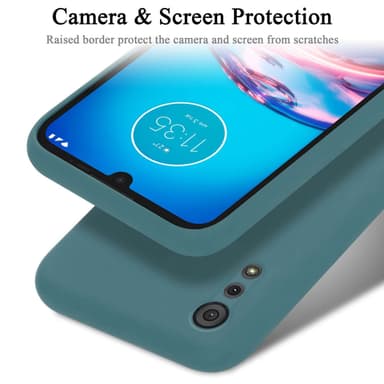 Motorola MOTO E6s 2020 Cover Etui Case (Grøn)