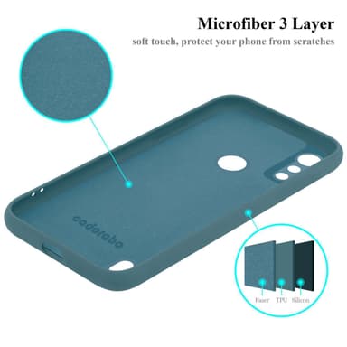 Motorola MOTO E6s 2020 Cover Etui Case (Grøn)