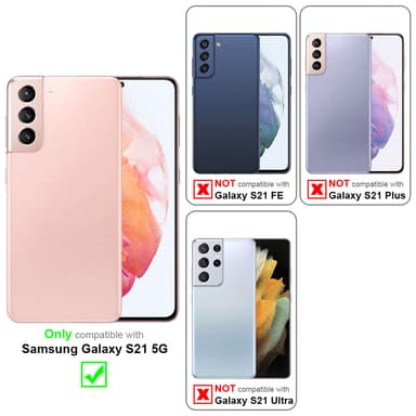 Etui Samsung Galaxy S21 5G Cover Kæde (Grå)