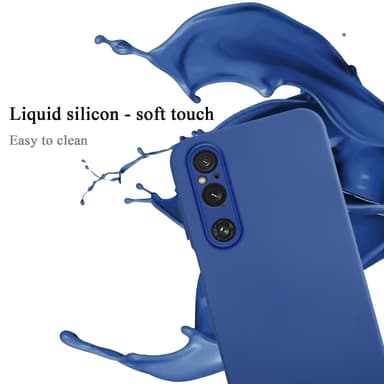 Sony Xperia 1 V Cover Etui Case (Blå)