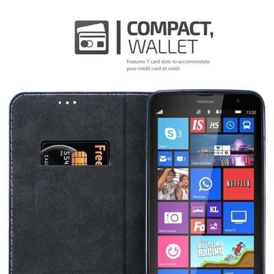 Nokia Lumia 1320 Etui Case Cover (Blå)