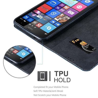 Nokia Lumia 1320 Etui Case Cover (Blå)