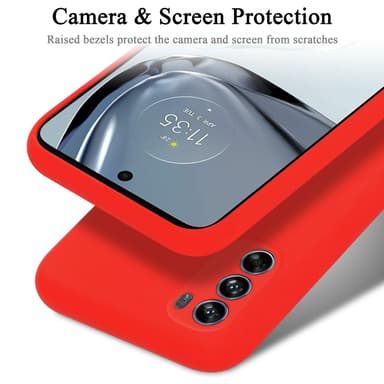Motorola MOTO G62 5G Cover Etui Case (Rød)