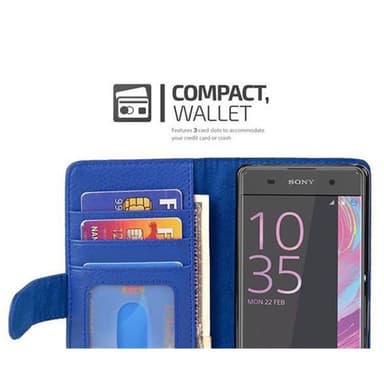 Sony Xperia XA Pungetui Cover (Blå)