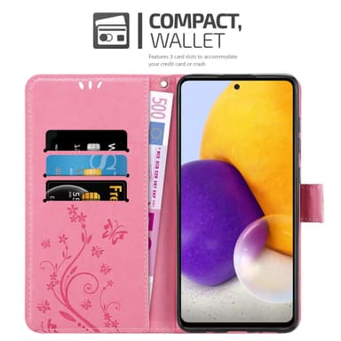 Samsung Galaxy A73 5G Pungetui Cover Case (Lyserød)