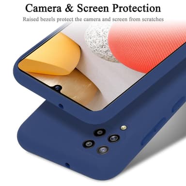 Samsung Galaxy A42 4G Cover Etui Case (Blå)