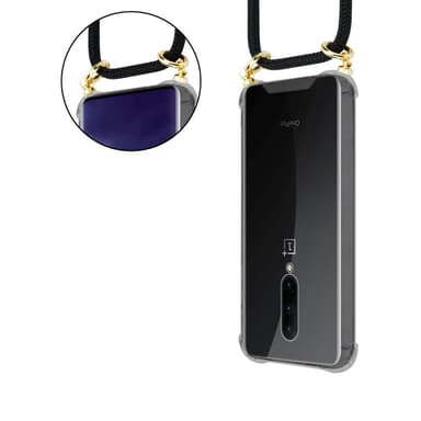 OnePlus 7 PRO Etui Cover Kæde (Sort)