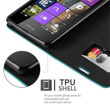 Nokia Lumia 540 Cover Etui Case (Turkis)