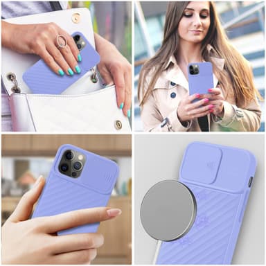iPhone 13 PRO MAX Cover Etui Case (Lilla)