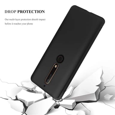 Nokia 6.1 Cover Etui Case (Sort)