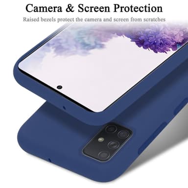 Samsung Galaxy A51 5G Cover Etui Case (Blå)