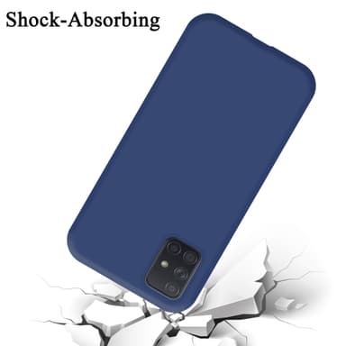 Samsung Galaxy A51 5G Cover Etui Case (Blå)