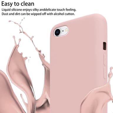 iPhone 7 / 7S / 8 / SE 2020 Etui Cover Kæde (Lyserød)