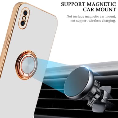 iPhone XS MAX Cover Etui Case (Hvid)