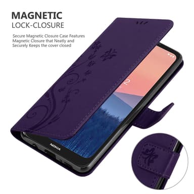 Nokia C21 Pungetui Cover Case (Lilla)