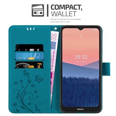 Nokia C21 Pungetui Cover Case (Blå)