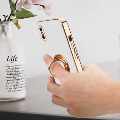 iPhone XS MAX Cover Etui Case (Hvid)