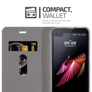 LG X SCREEN Pungetui Cover Case (Grå)