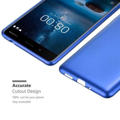 Nokia 8 2017 Cover Etui Case (Blå)