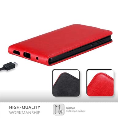 Nokia 6.1 Pungetui Flip Cover (Rød)