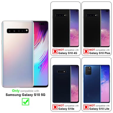 Samsung Galaxy S10 5G Cover Etui Case (Rød)