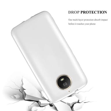 Motorola MOTO G5S Cover Etui Case (Sølv)