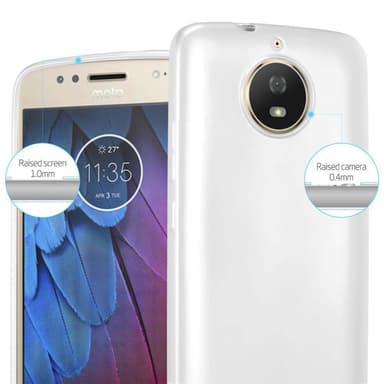 Motorola MOTO G5S Cover Etui Case (Sølv)