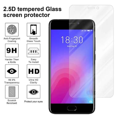 MEIZU M6 Skærmbeskytter Beskyttelsesglas