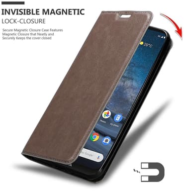 Nokia 8.3 Cover Etui Case (Brun)