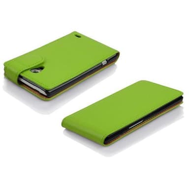 LG L90 (1. SIM) Pungetui Flip Cover (Grøn)