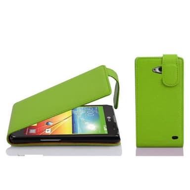 LG L90 (1. SIM) Pungetui Flip Cover (Grøn)