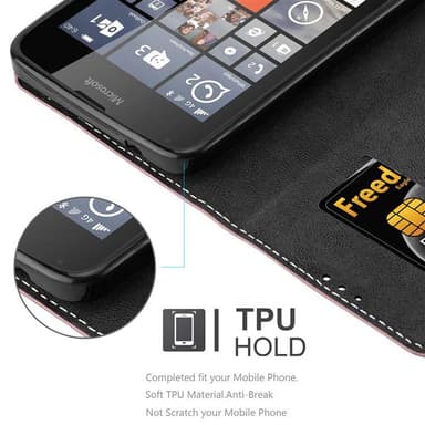 Nokia Lumia 640 Etui Case Cover (Lyserød)
