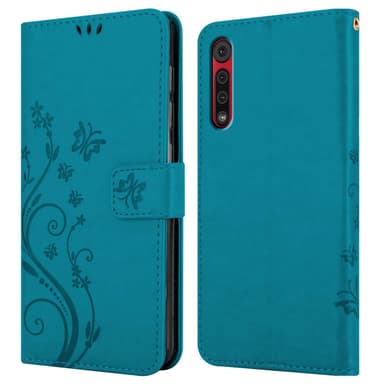 Motorola MOTO G8 Pungetui Cover Case (Blå)