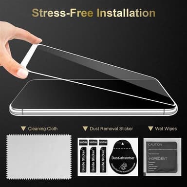 Huawei Enjoy 7 PLUS 3x Skærmbeskytter Beskyttelsesglas