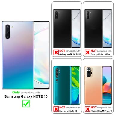 Samsung Galaxy NOTE 10 Etui Case Cover (Gennemsigtig)